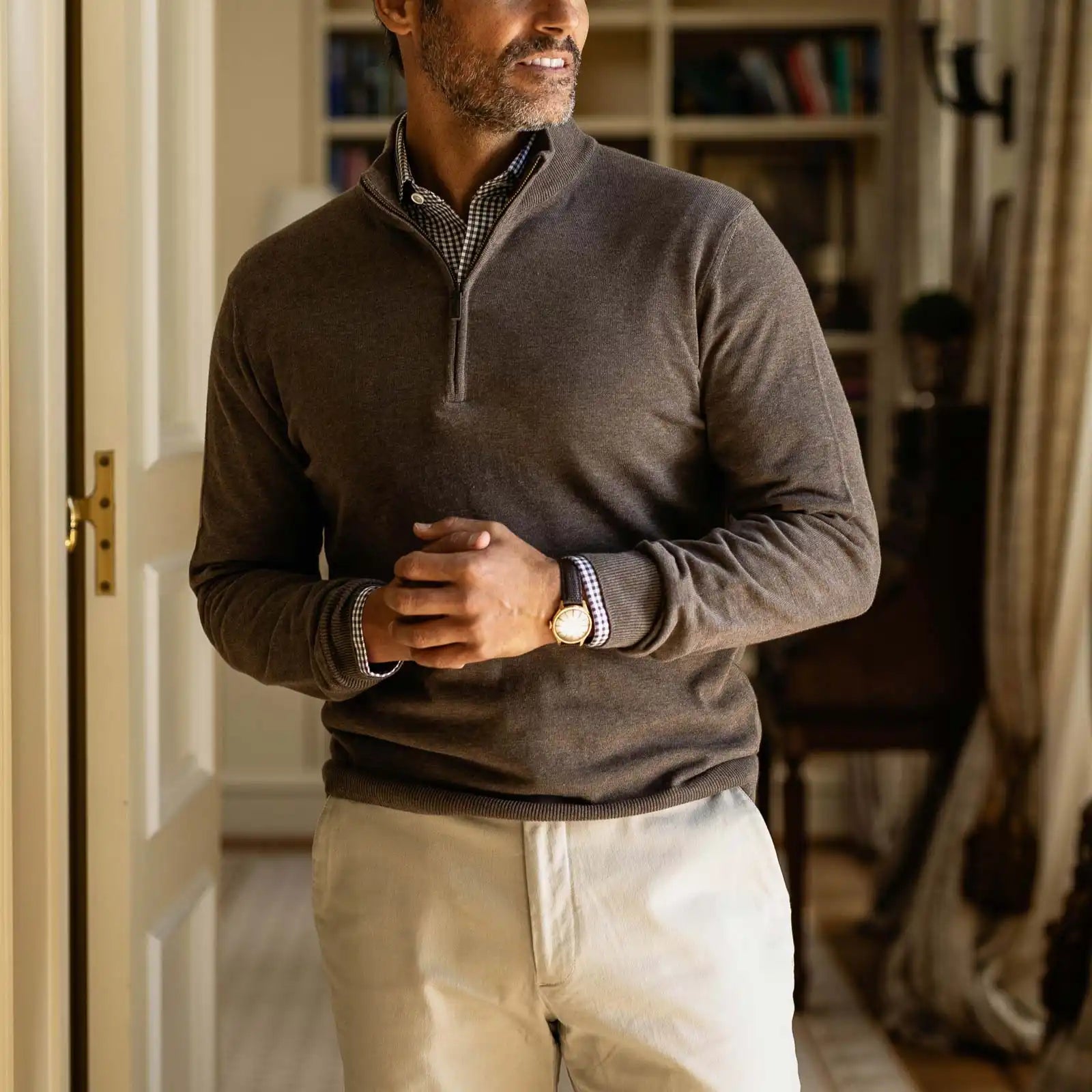 Seal Heather Easterley Pullover Sweater Lifestyle | Ledbury