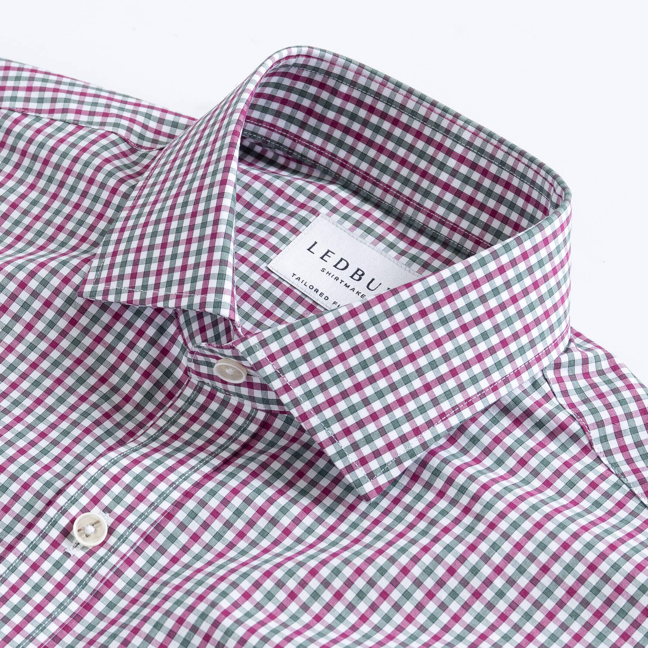 The Berry Peterson Check Dress Shirt Dress Shirt- Ledbury