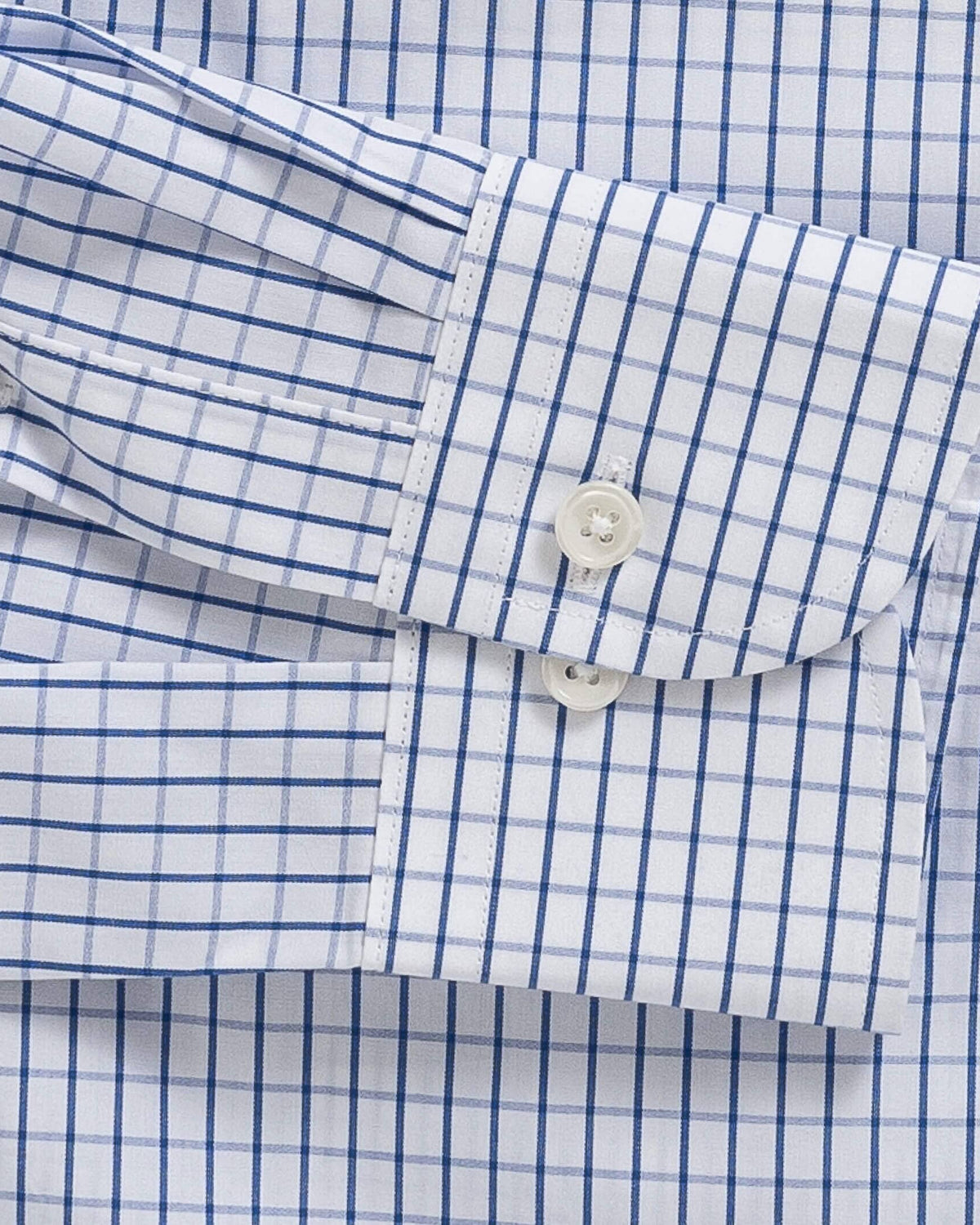 The Blue Leonard Check Dress Shirt Dress Shirt- Ledbury