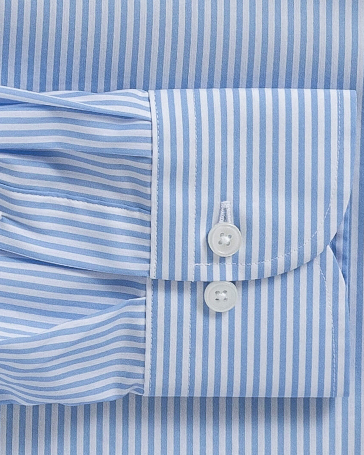 The Light Blue Broughton Stretch Poplin Custom Shirt Custom Dress Shirt- Ledbury