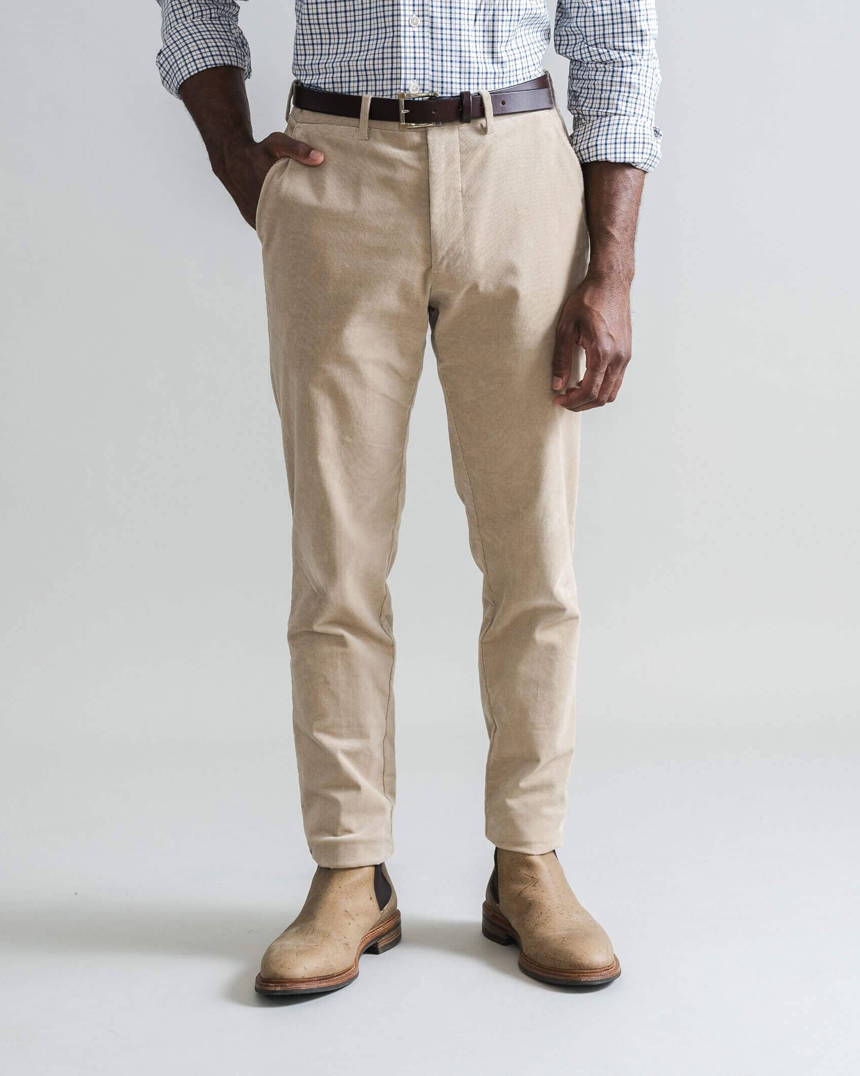 The Tan Corduroy Richmond Chino Custom Pant Custom Pant- Ledbury
