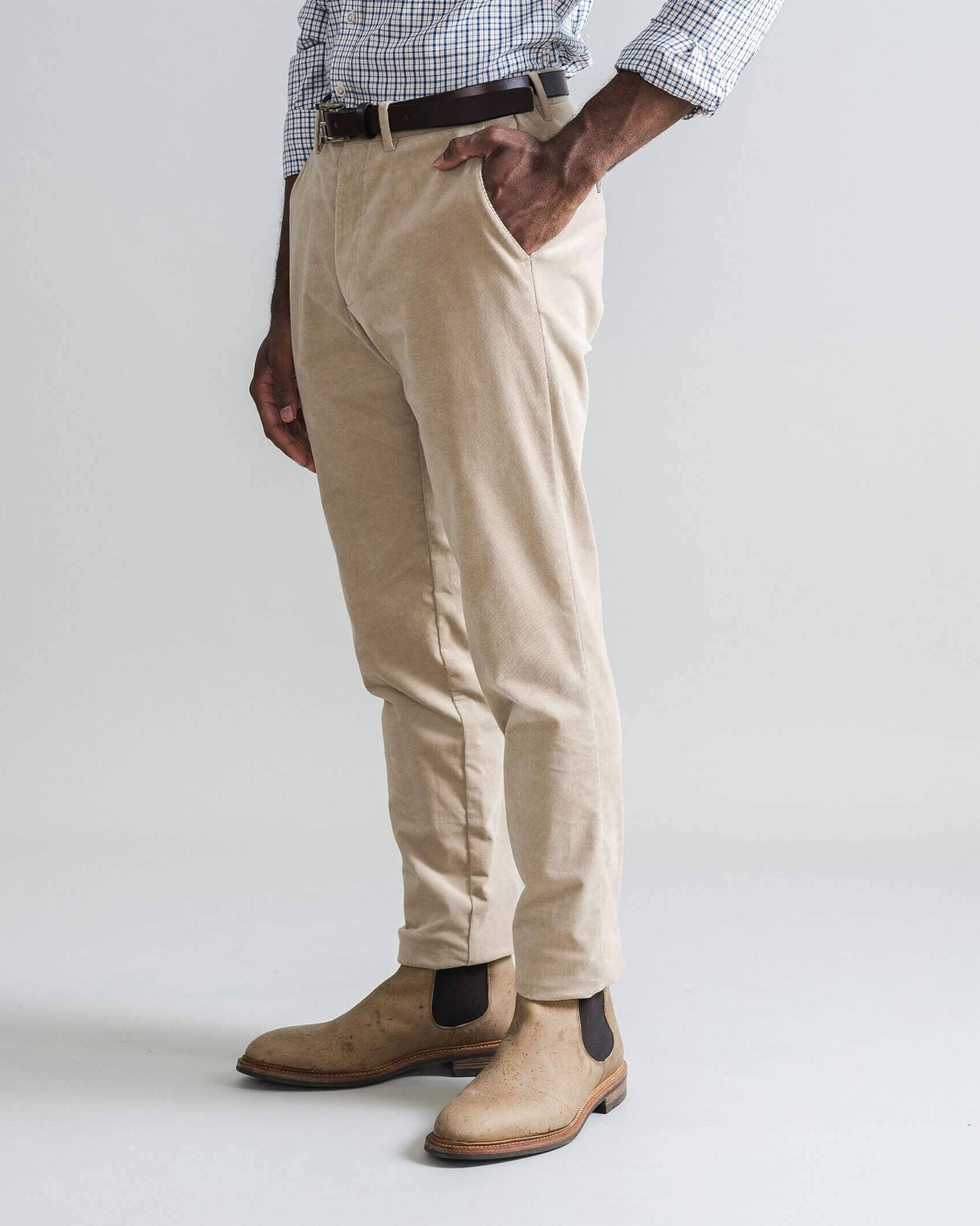 The Tan Corduroy Richmond Chino Custom Pant Custom Pant- Ledbury
