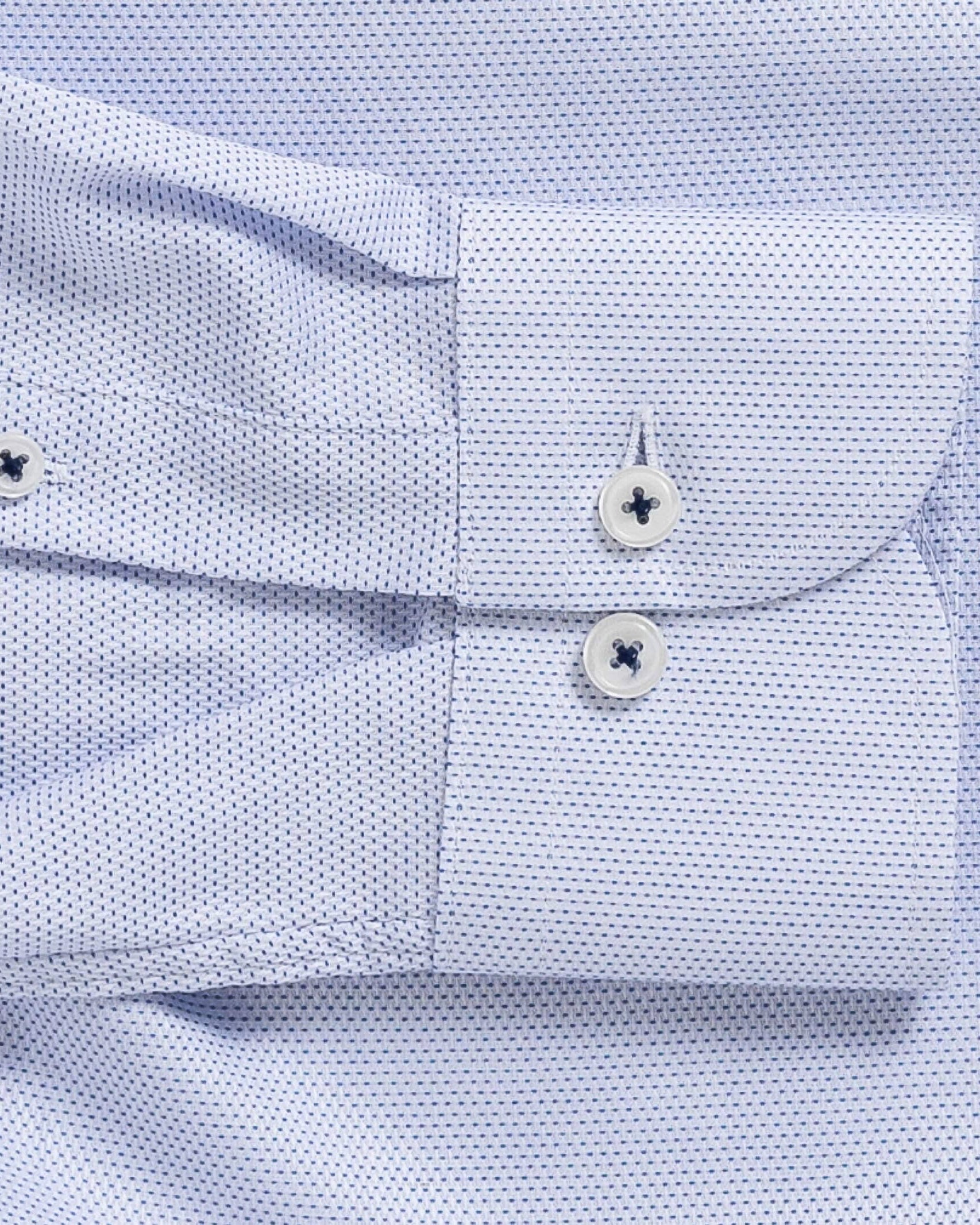 The Light Blue Albright Dot Custom Shirt Custom Dress Shirt- Ledbury