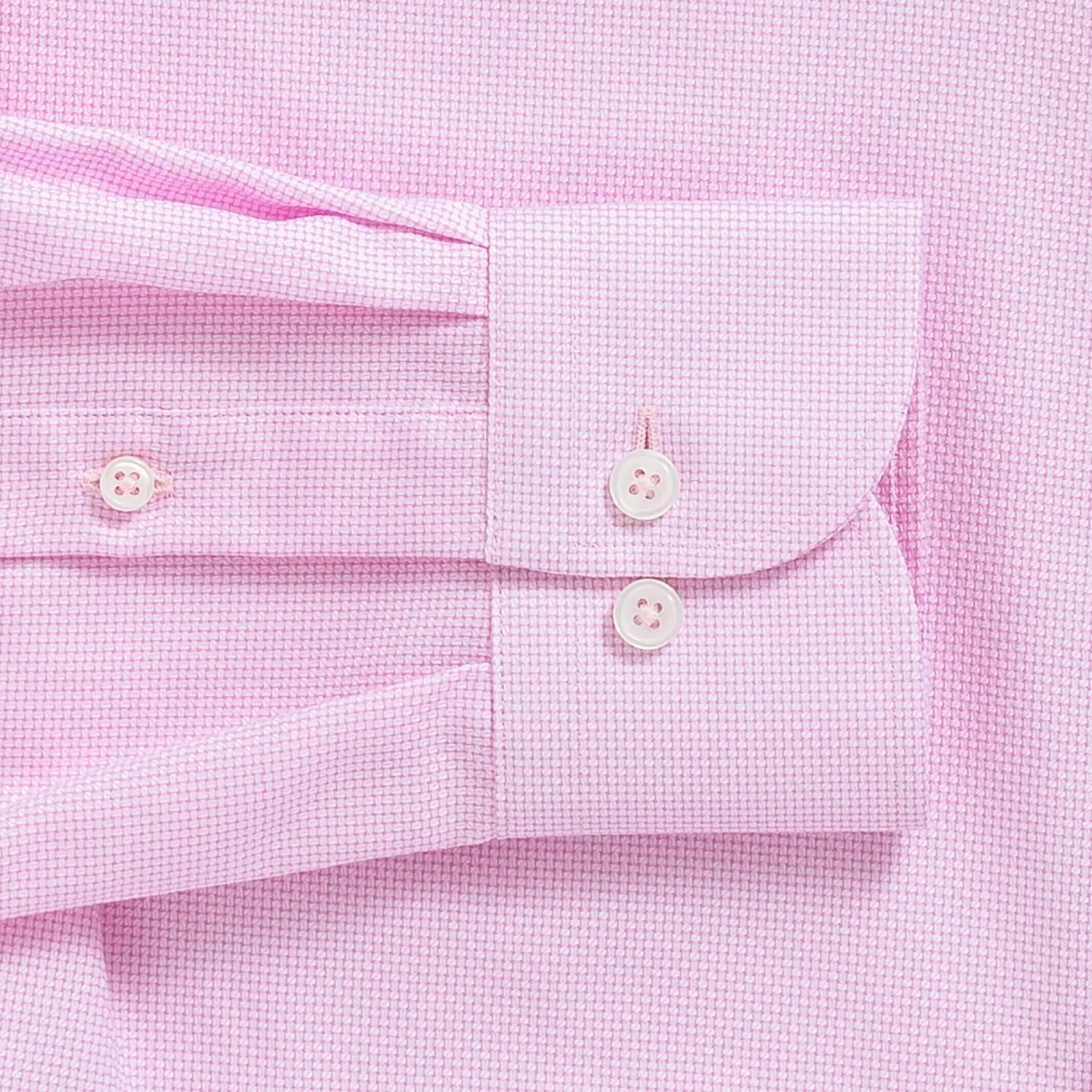 The Pink Alston Non Iron Dobby Custom Shirt Custom Dress Shirt- Ledbury