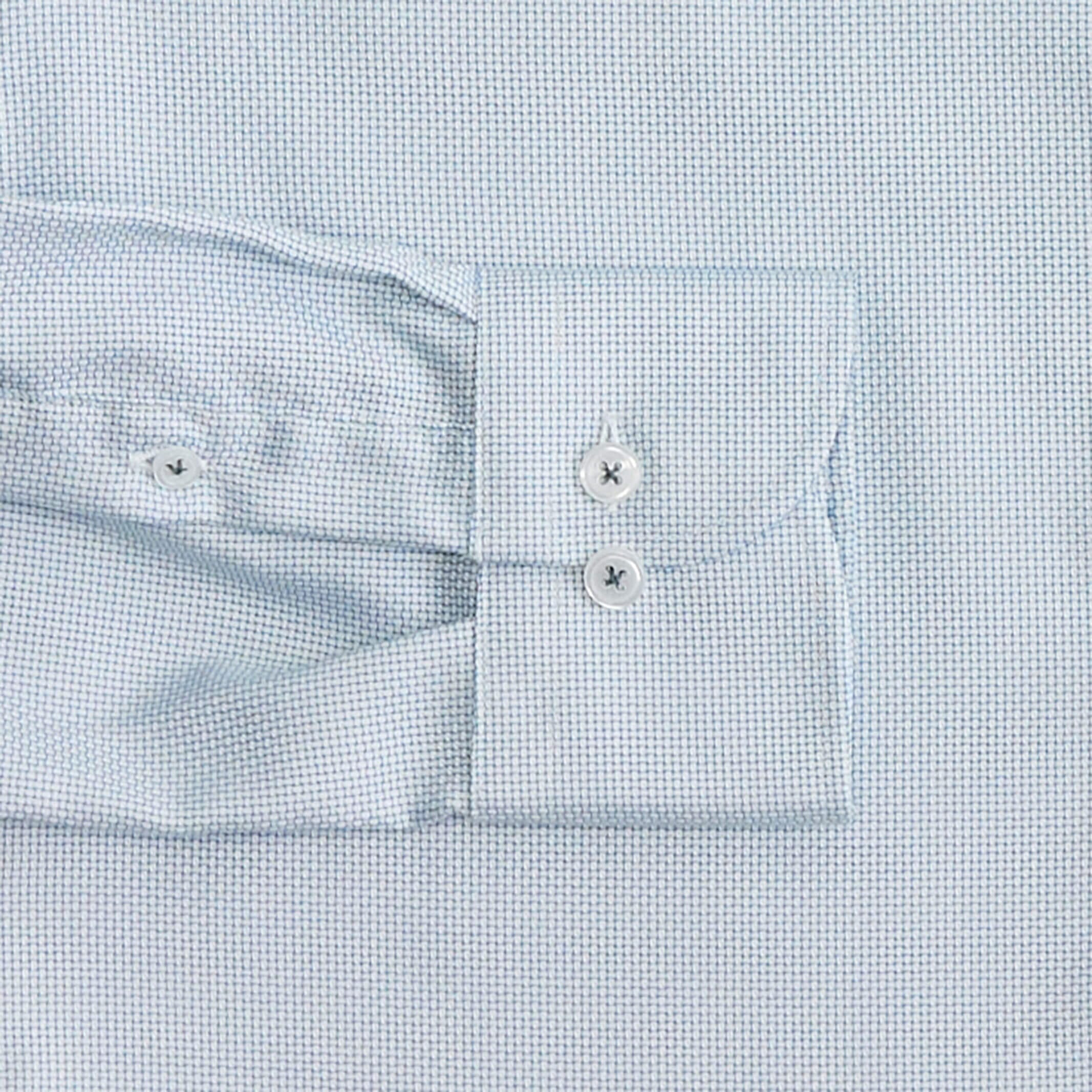 The Aqua Green Alston Non Iron Dobby Custom Shirt Custom Dress Shirt- Ledbury