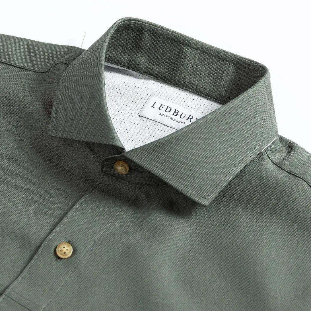 The Olive Tulu Custom Fishing Shirt Custom Casual Shirt- Ledbury