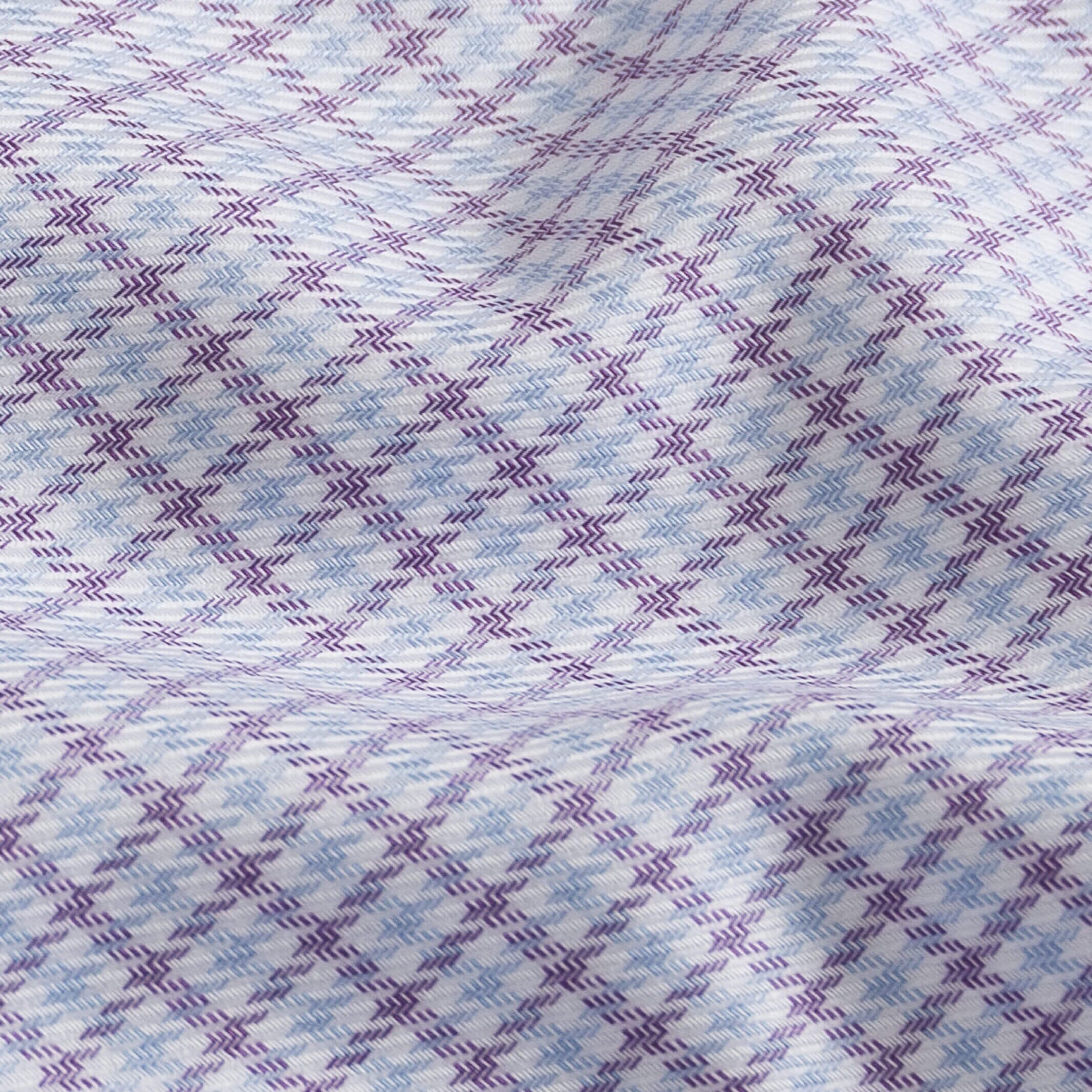 The Purple Carrington Non Iron Twill Custom Shirt Custom Dress Shirt- Ledbury