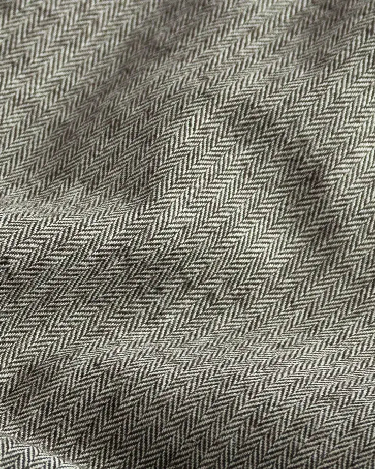 The Brown Andover Herringbone Custom Shirt Custom Casual Shirt- Ledbury