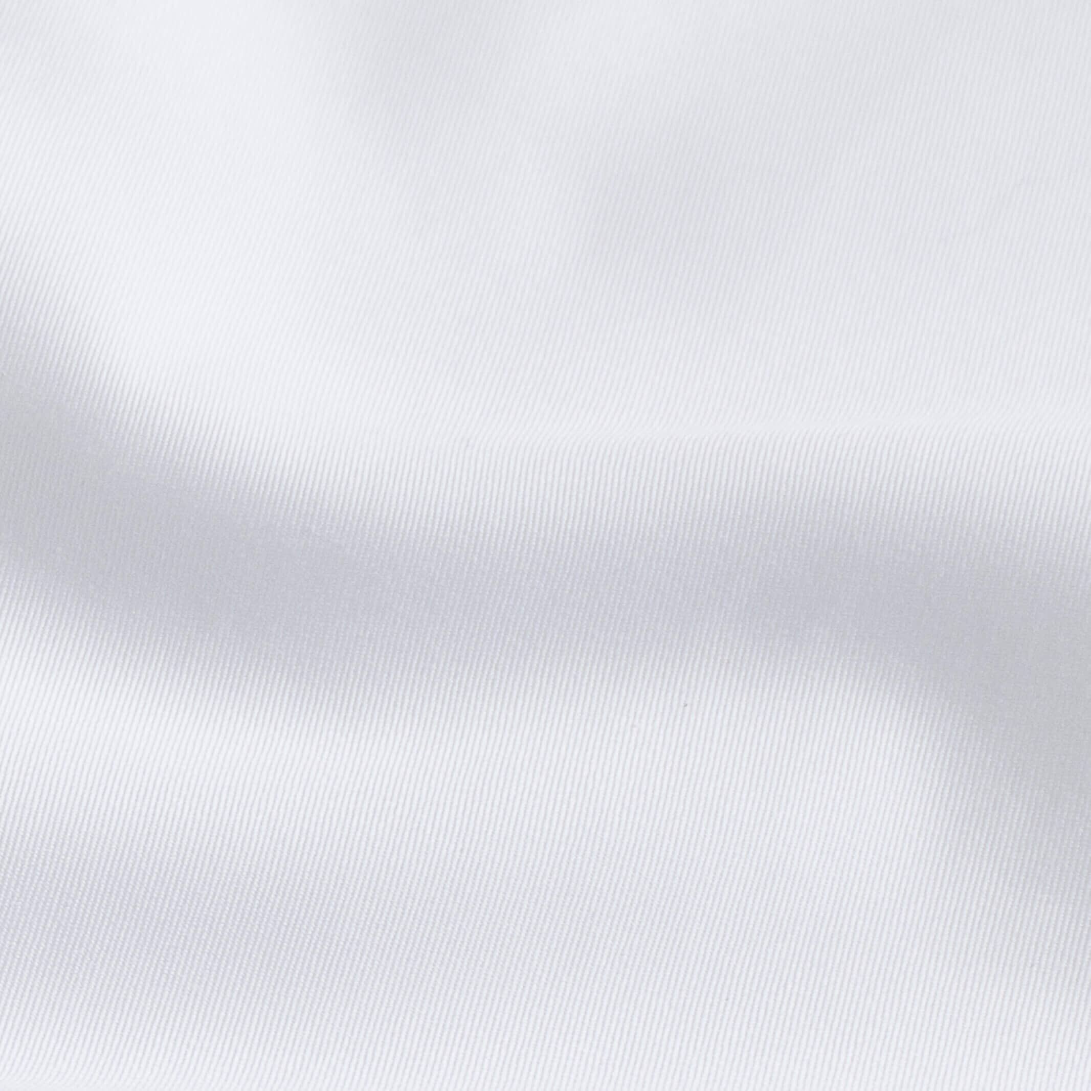 Fine twill fabric in white - ultra-soft lightweight never sheer cotton