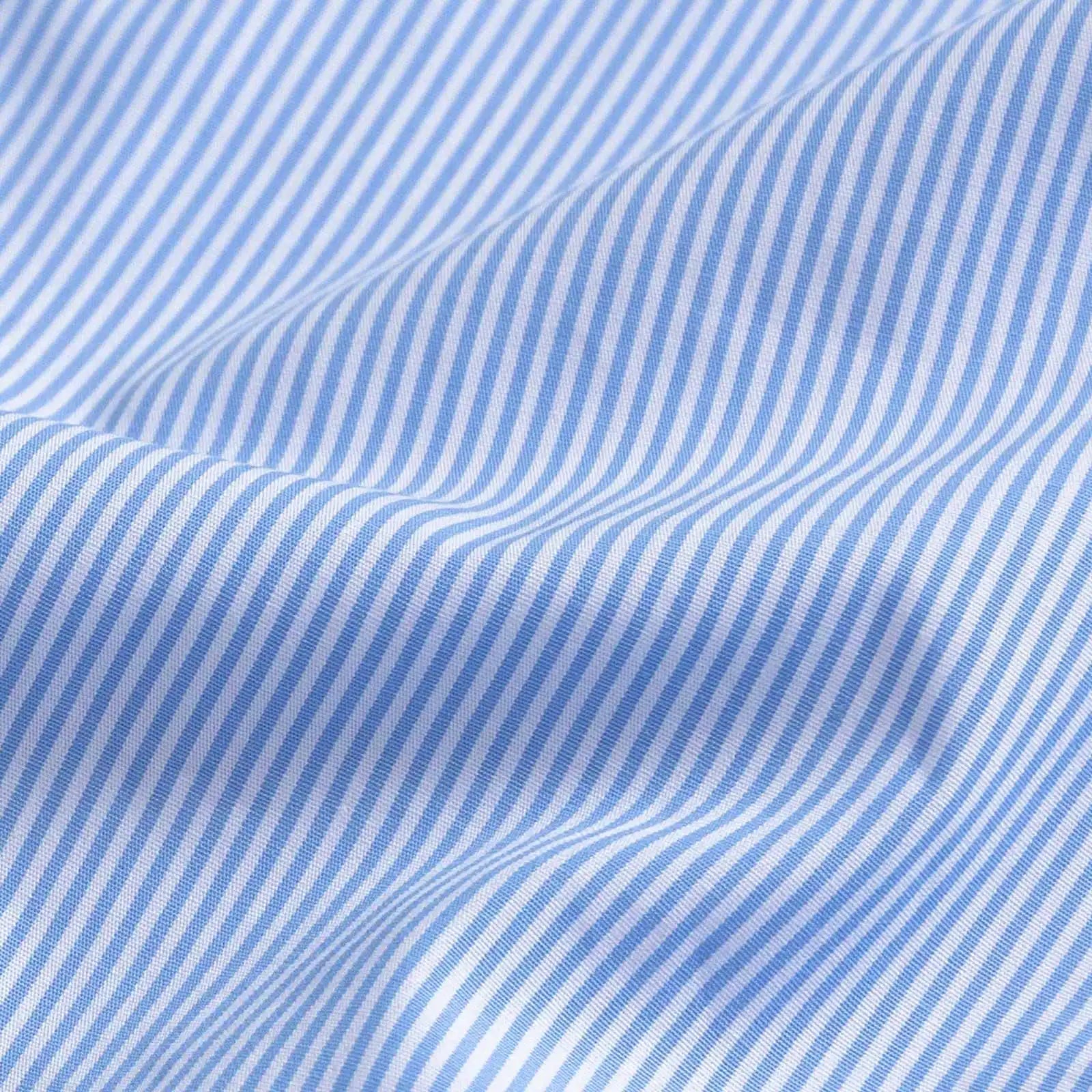 The Blue Alder Stripe Custom Shirt Custom Dress Shirt- Ledbury