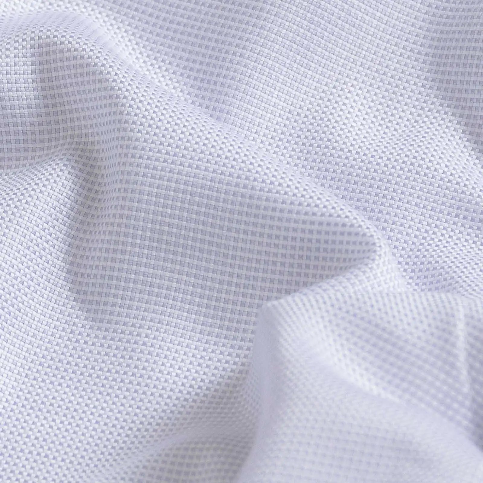 Lavender royal oxford fabric close-up - Ledbury Conwell mid-weight 100% cotton shirting