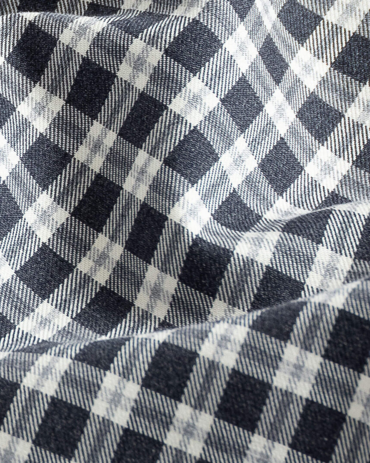The Charcoal Thomas Mason Hartney Flannel Casual Shirt Casual Shirt- Ledbury
