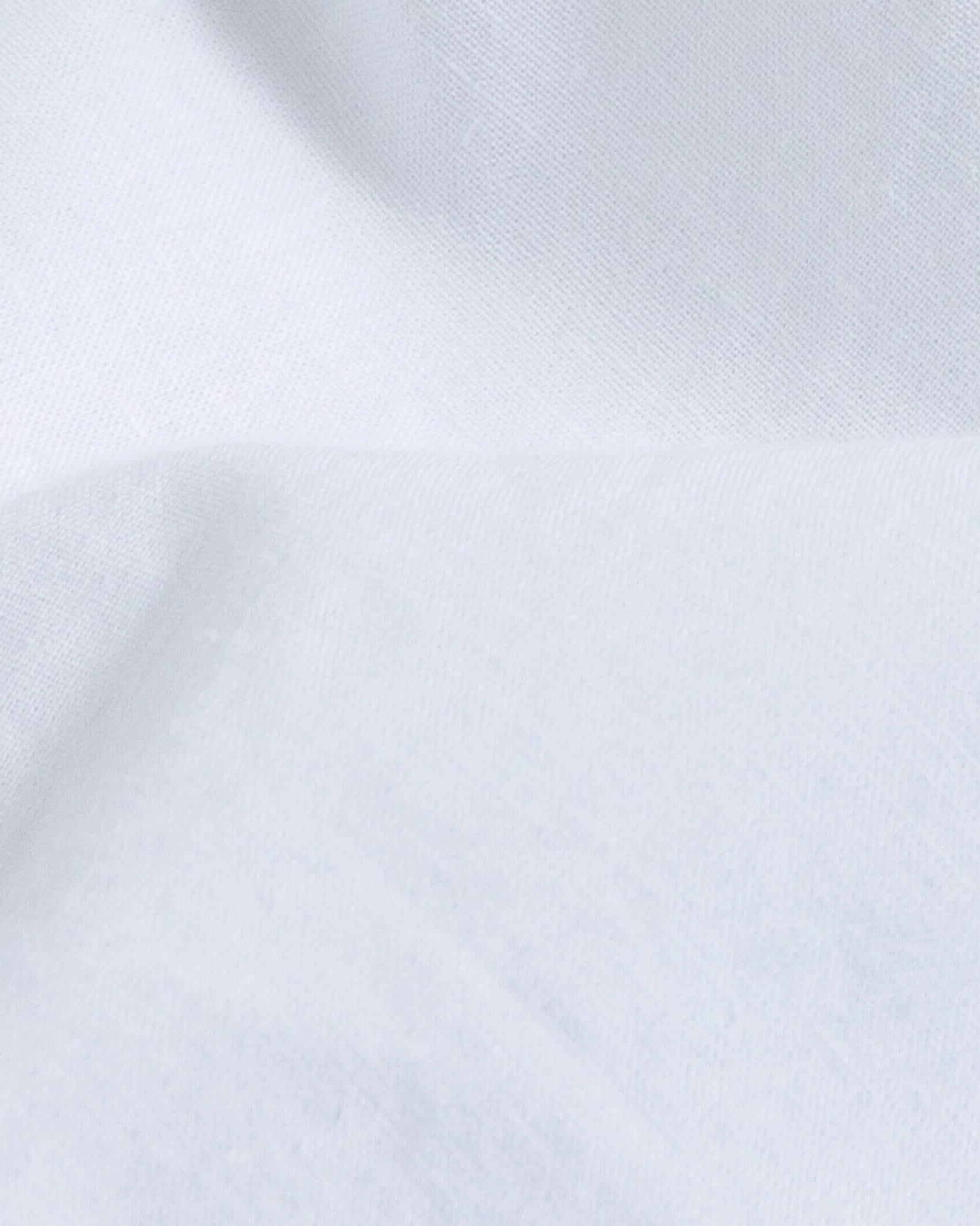 The White Short Sleeve Barretto Cotton Linen Custom Shirt Custom Short Sleeve Shirt- Ledbury