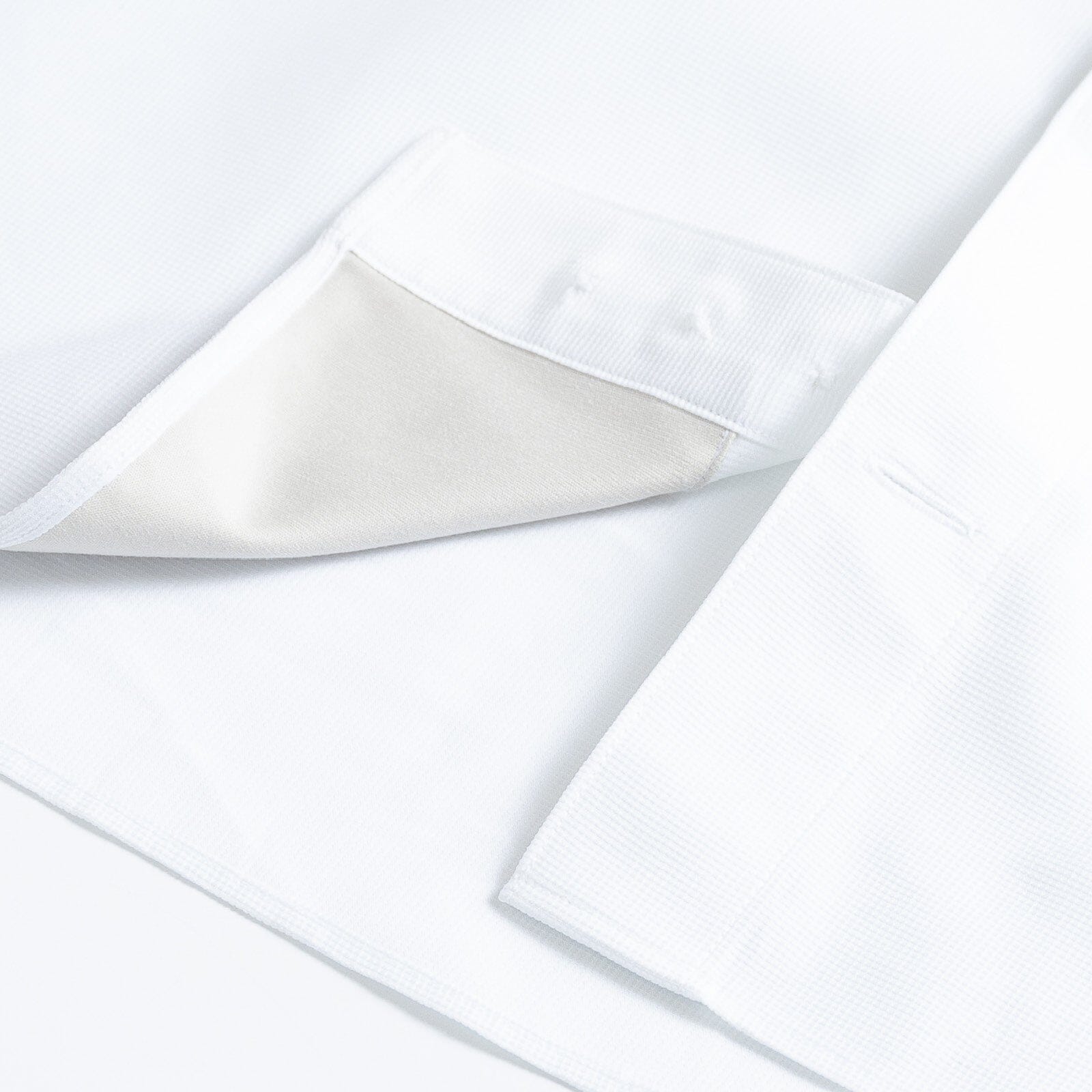 White Tulu custom fishing shirt glasses cleaning panel - Ledbury wrinkle-free performance shirt