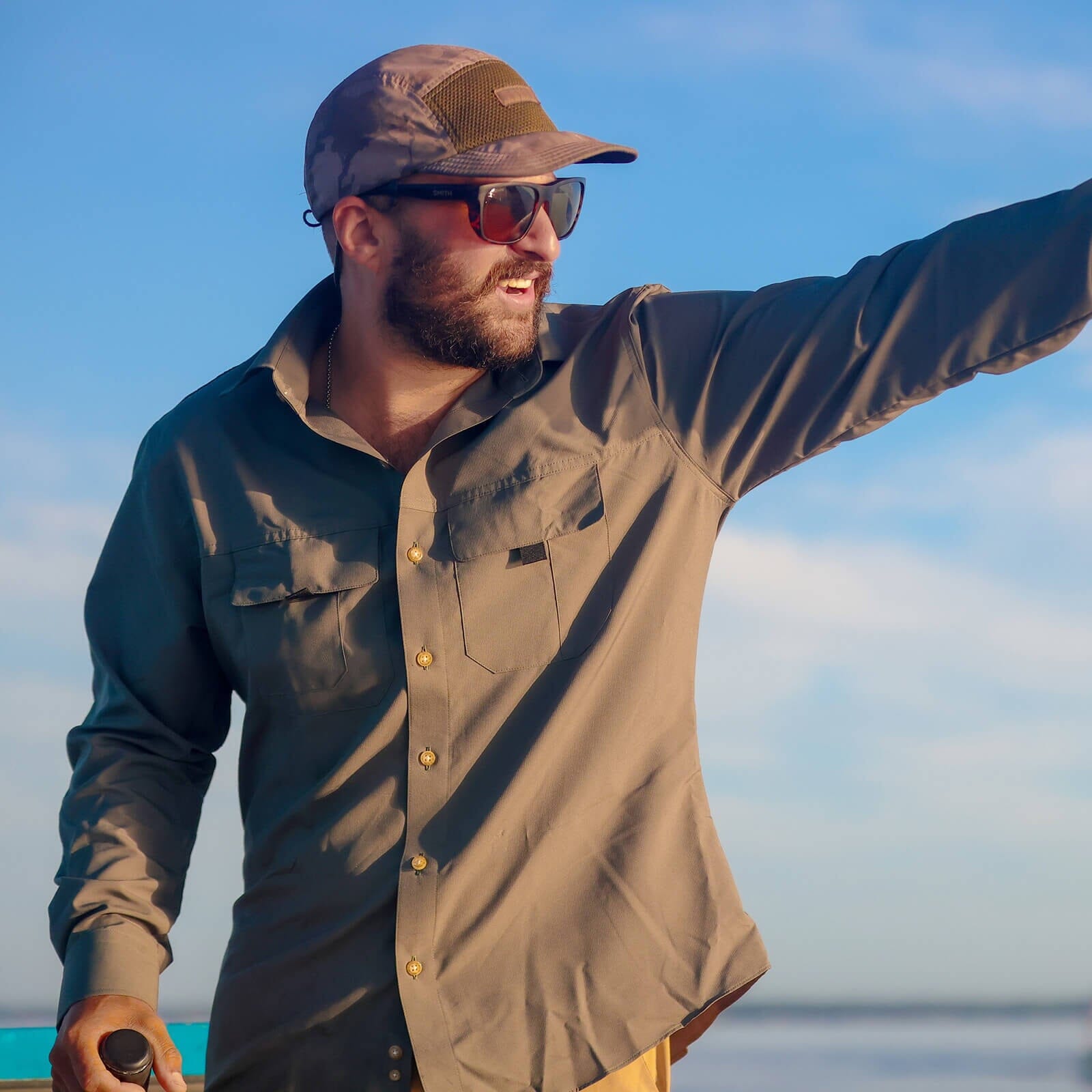 The Olive Tulu Custom Fishing Shirt Custom Casual Shirt- Ledbury