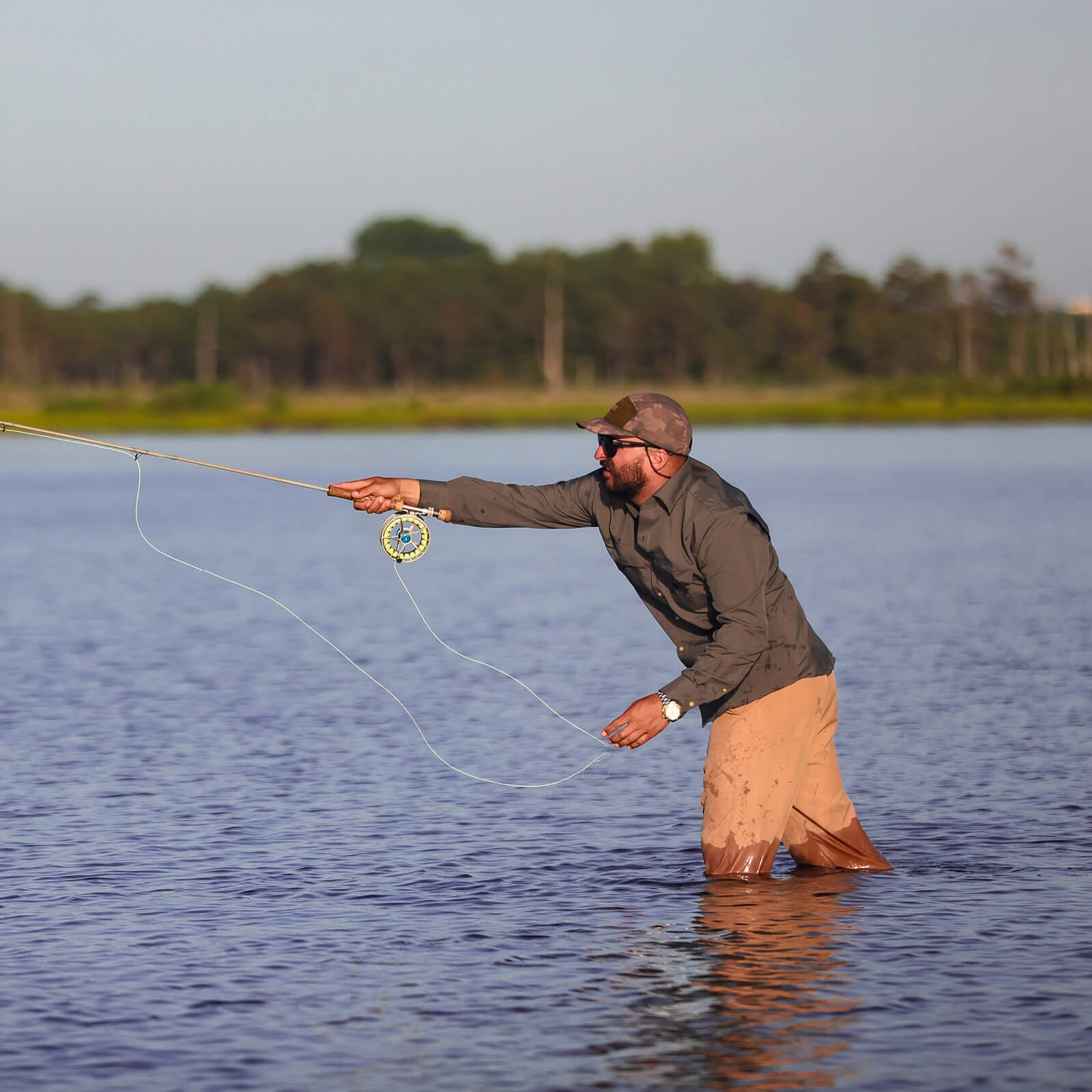 The Olive Tulu Custom Fishing Shirt Custom Casual Shirt- Ledbury
