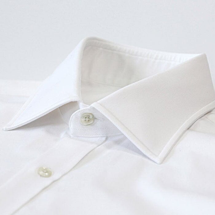 The White Fine Twill French Cuff Dress Shirt Dress Shirt- Ledbury