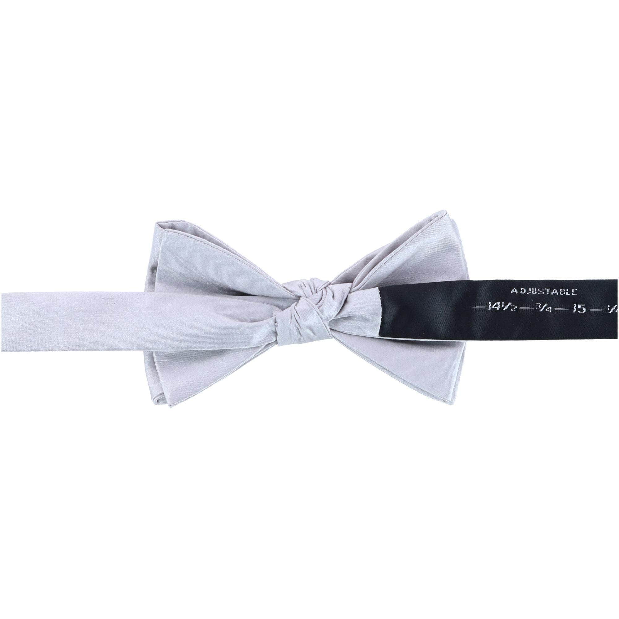 Trafalgar Sutton Solid Color Silk Bow Tie Bowtie- Ledbury