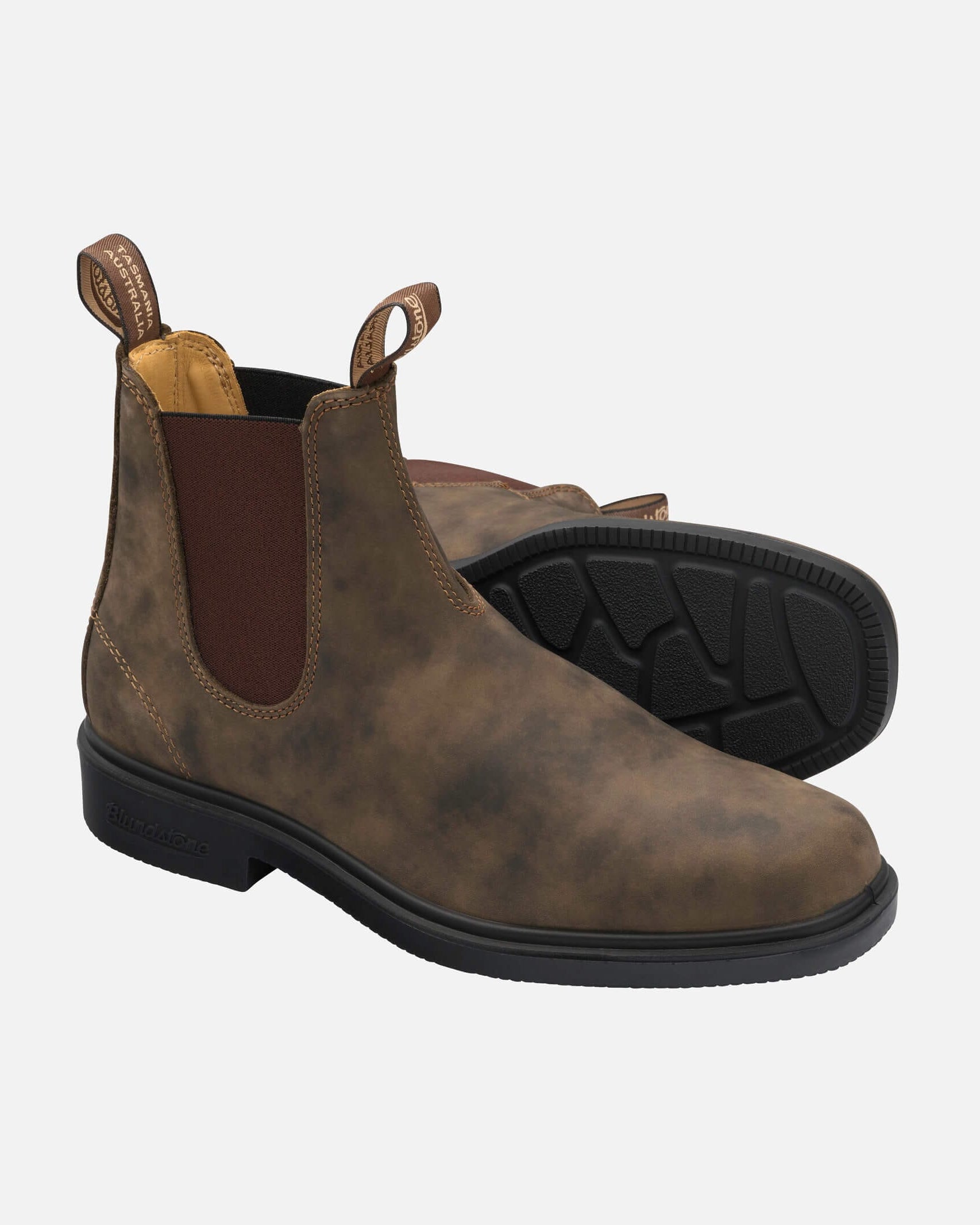 Blundstone Rustic Brown Dress Chelsea Boot Footwear- Ledbury