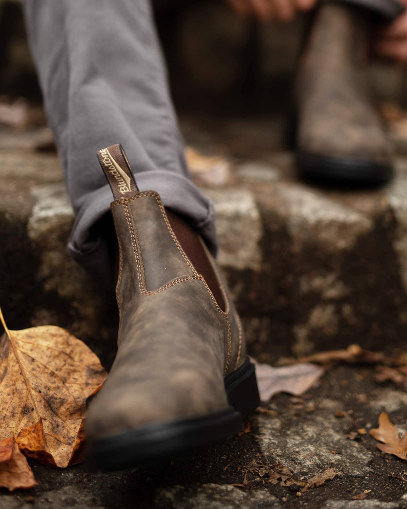 Blundstone Rustic Brown Dress Chelsea Boot Footwear- Ledbury