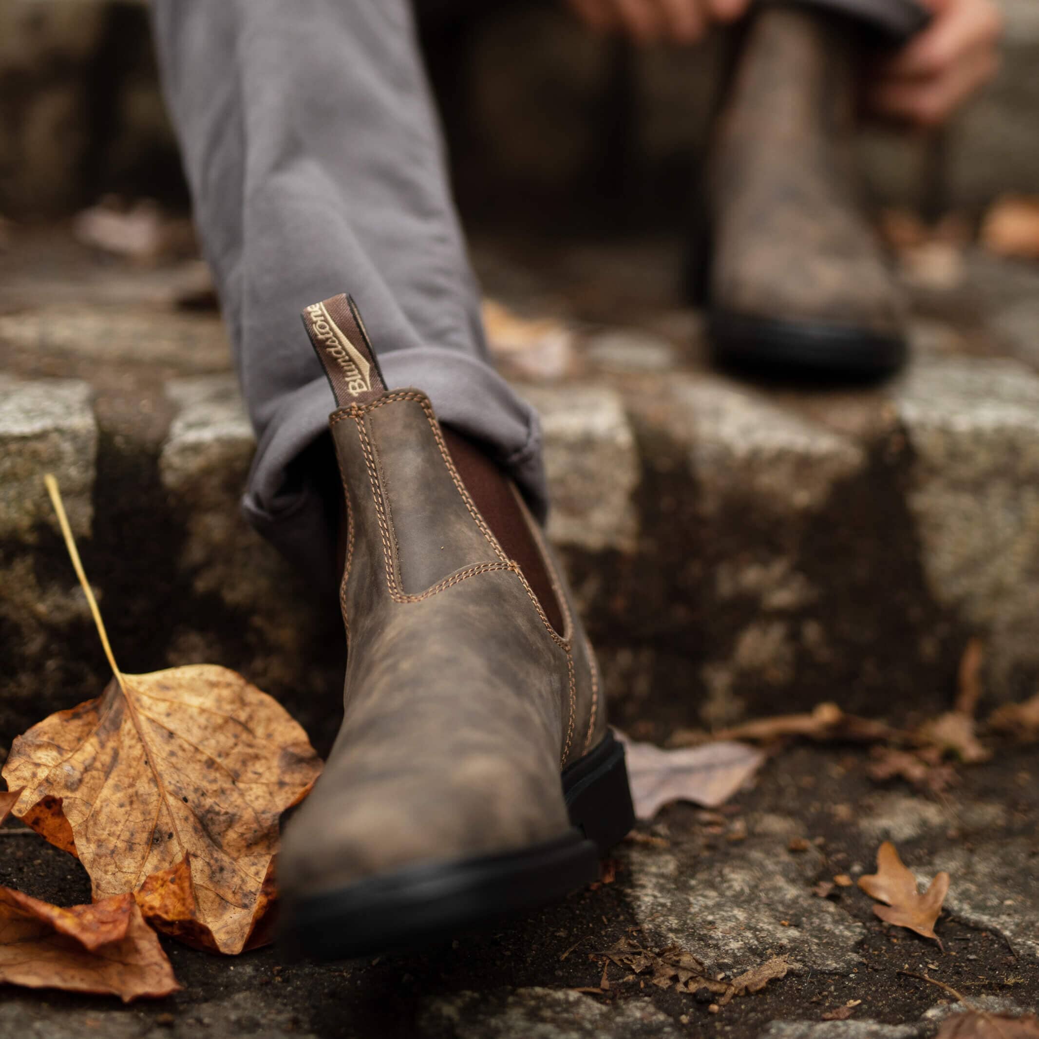 Blundstone Rustic Brown Dress Chelsea Boot Footwear- Ledbury