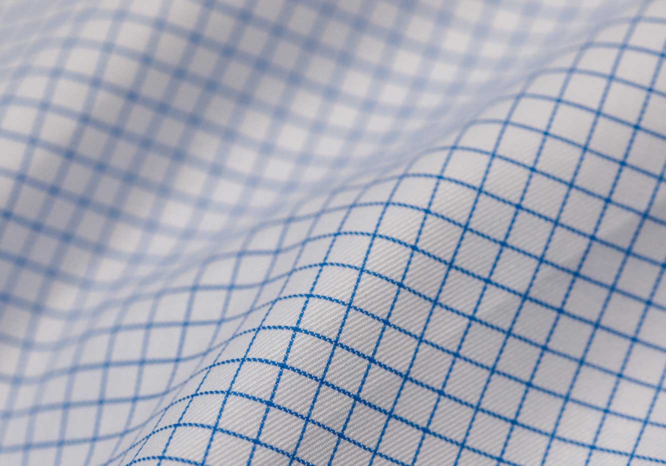 The Light Blue Monty Check Custom Shirt Custom Dress Shirt- Ledbury