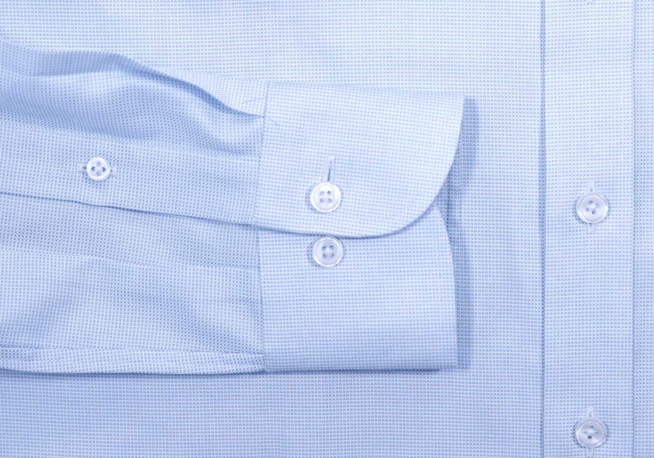 The Light Blue Pelton Royal Oxford Custom Shirt Custom Dress Shirt- Ledbury
