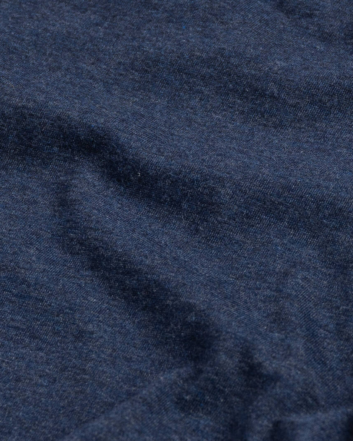The Navy Heather Renton Brushed Jersey Custom Shirt Custom Casual Shirt- Ledbury