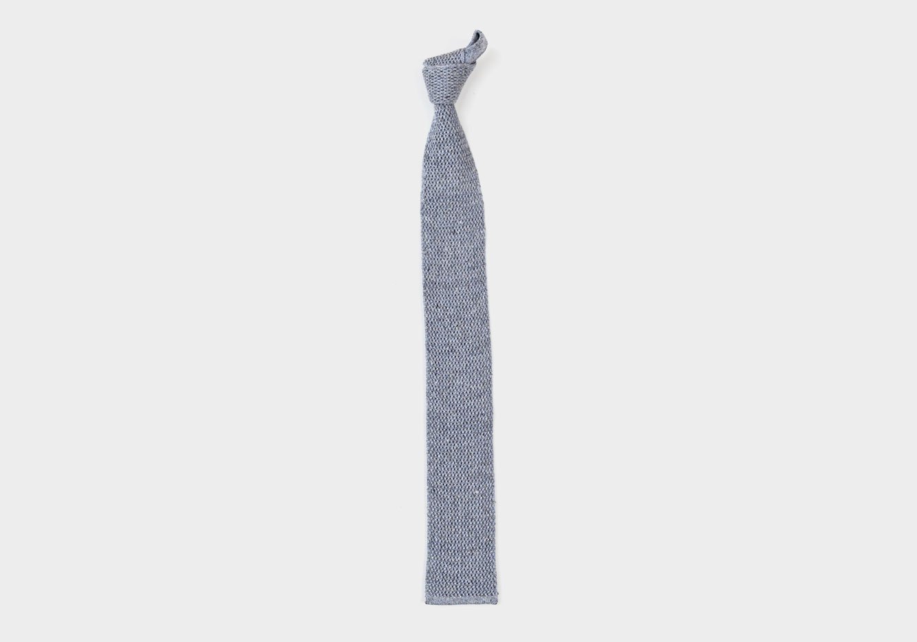 The Light Blue Wilshire Knit Tie Tie- Ledbury