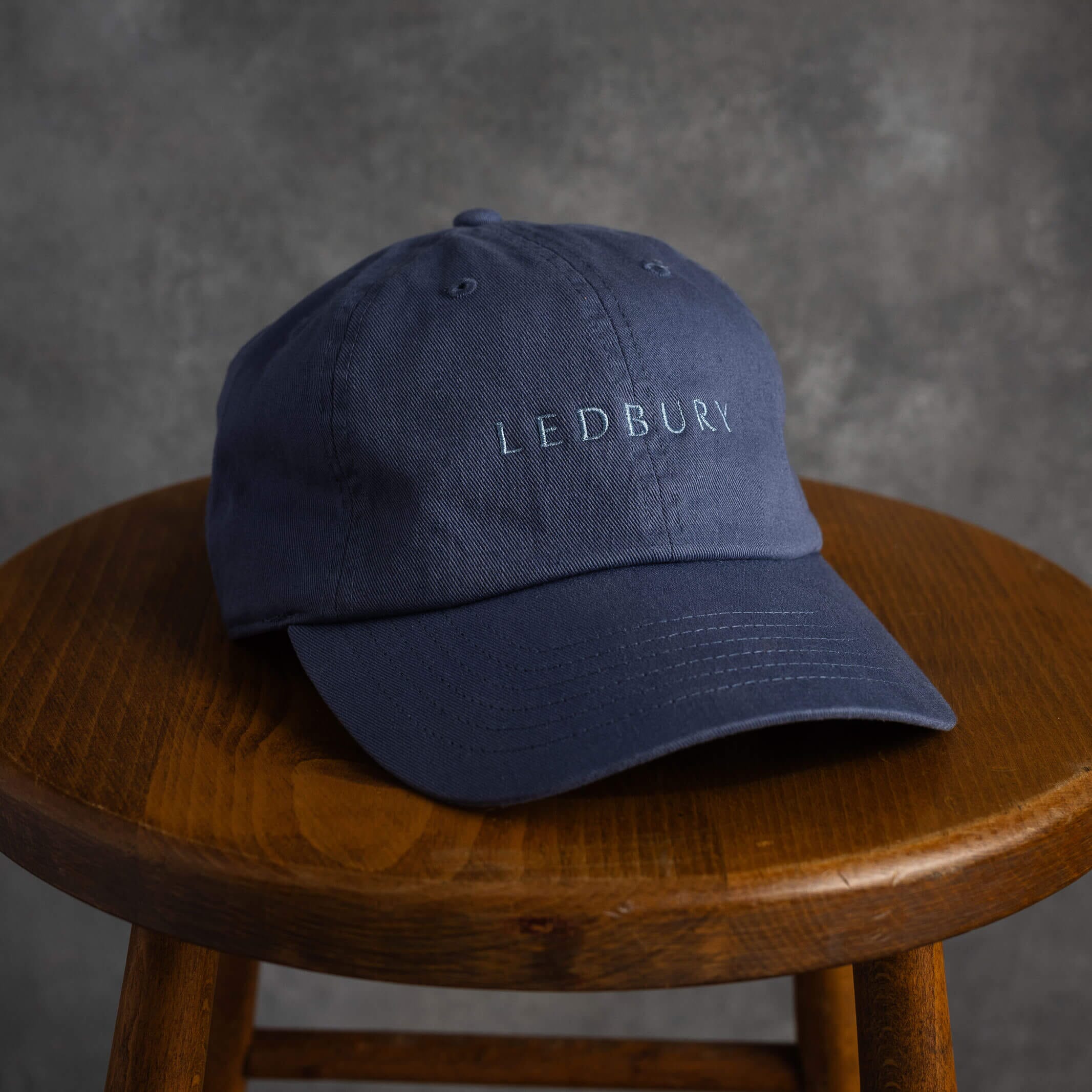 Ledbury Blue Washed Twill Hat Accessories- Ledbury