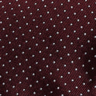 The Maroon Basso Silk Tie Tie- Ledbury