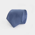 Light Blue Barone 100% silk jacquard tie — made in Italy by Ledbury