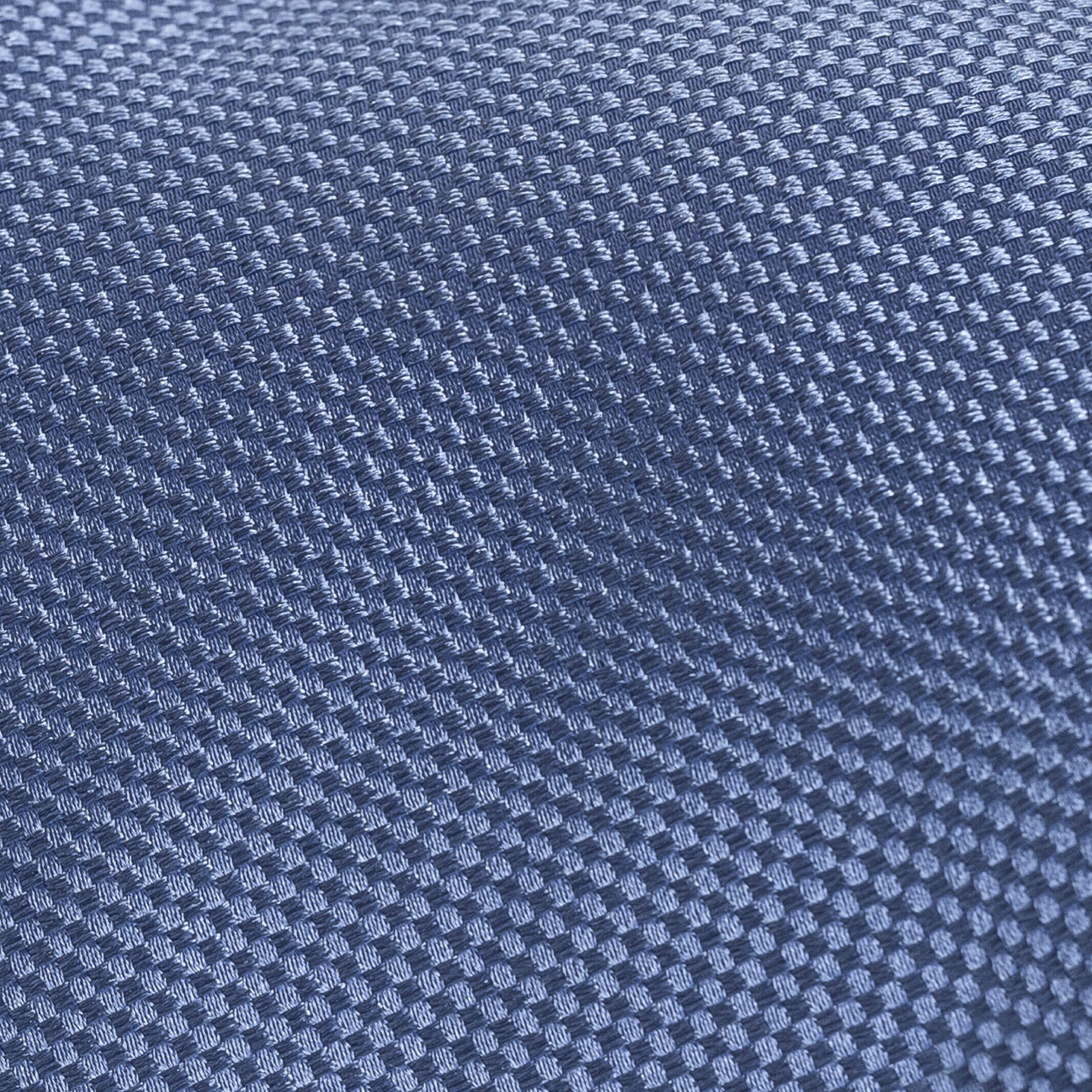 Light Blue Barone silk tie — jacquard weave detail, made in Italy by Ledbury
