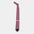 Ledbury Red Acardi Silk Tie back detail – Made in Italy, 58 inches long