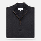 Charcoal Heather Easterley Pullover Sweater – folded | Ledbury