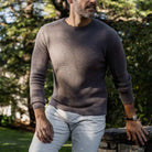 Brown Walden Thermal Crew Sweater – Lifestyle | Ledbury