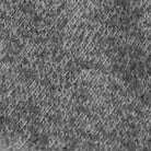 A close-up texture shot of a gray and white heathered knit fabric, showing a detailed woven pattern.