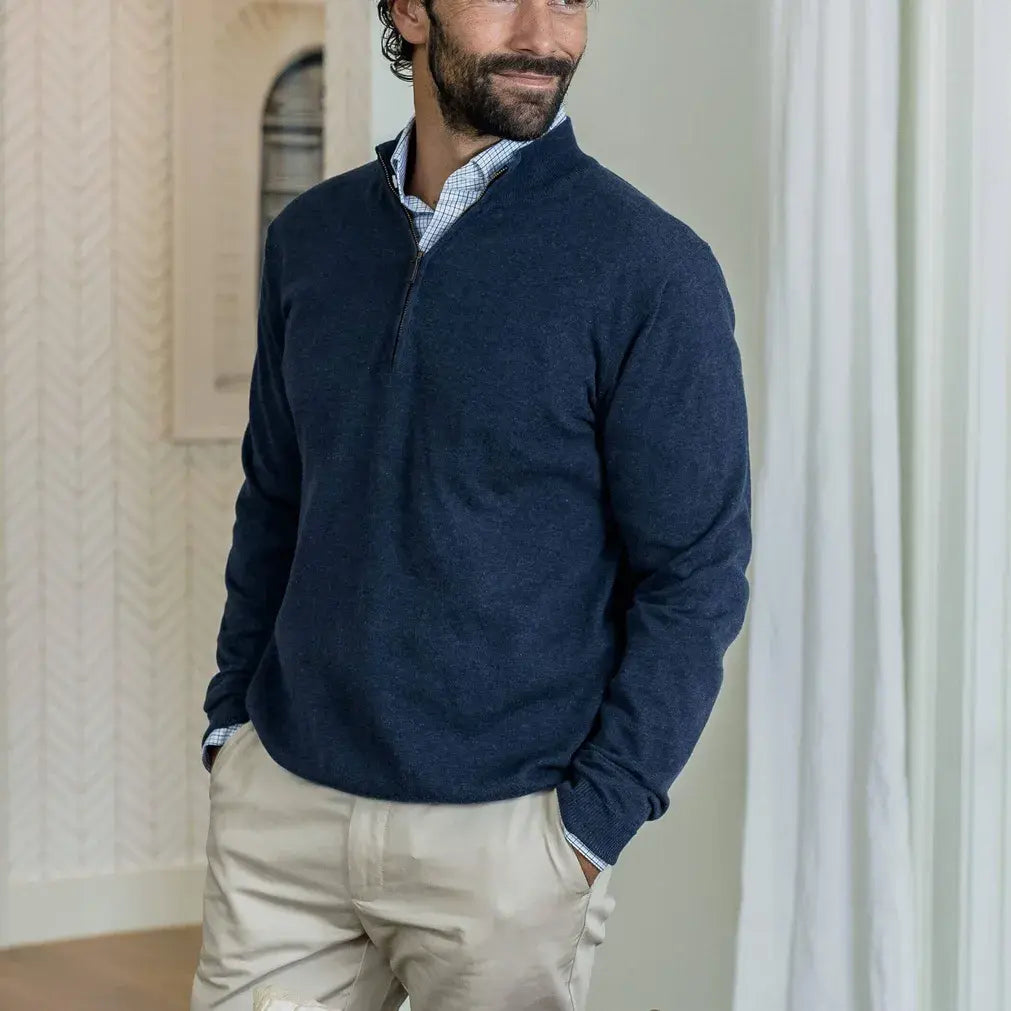 Cadet Blue Easterley Pullover Sweater – Lifestyle | Ledbury