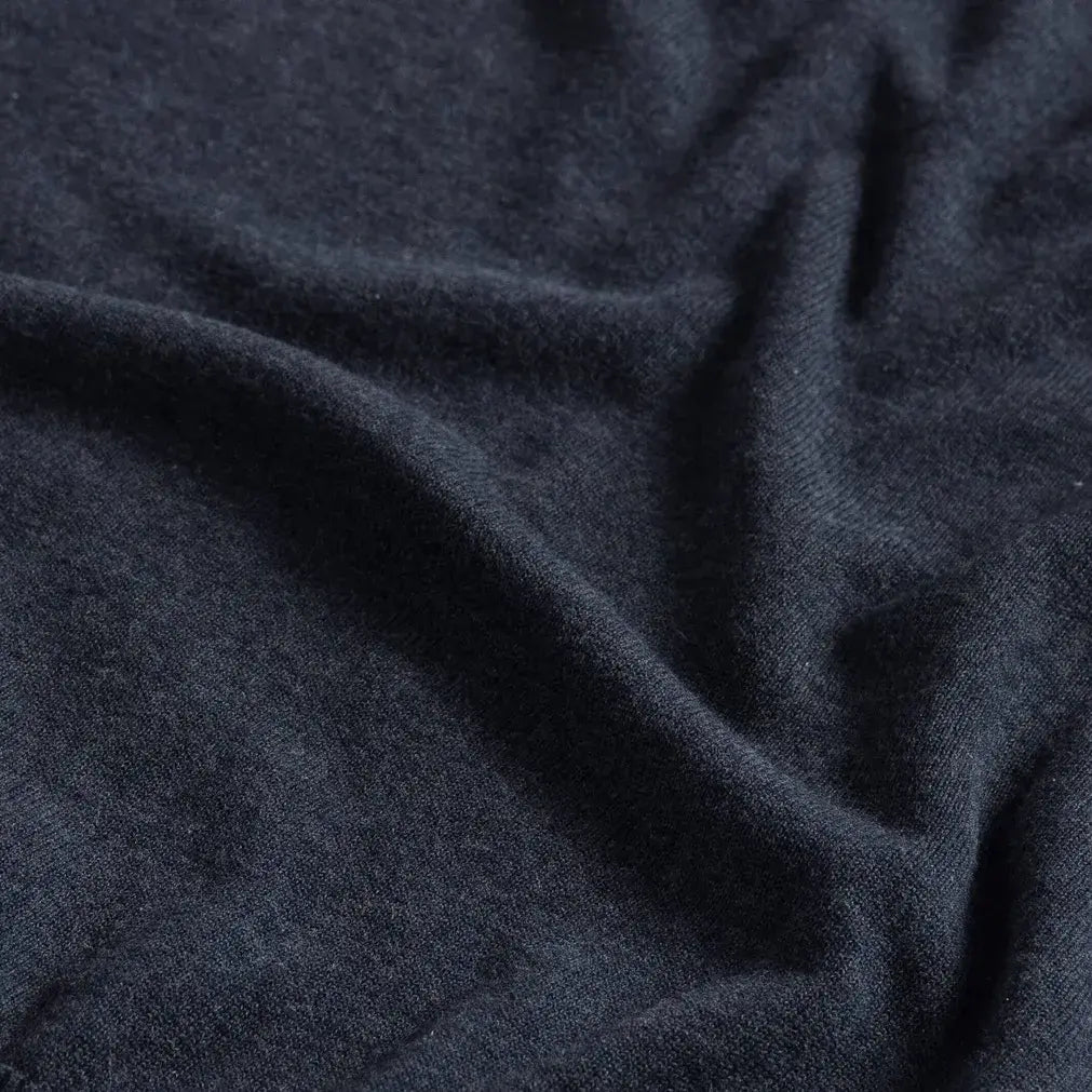 Cadet Blue Easterley Pullover Sweater – Fabric Detail | Ledbury