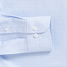 The Light Blue Geller Check Dress Shirt Dress Shirt- Ledbury