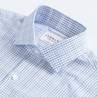 The Light Blue Bechet Check Dress Shirt Dress Shirt- Ledbury