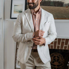 The Orange Marmo Gingham Custom Shirt Custom Casual Shirt- Ledbury