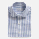 The Blue Leonard Check Dress Shirt Dress Shirt- Ledbury