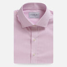 The Pink Mills Micro Check Dress Shirt Dress Shirt- Ledbury
