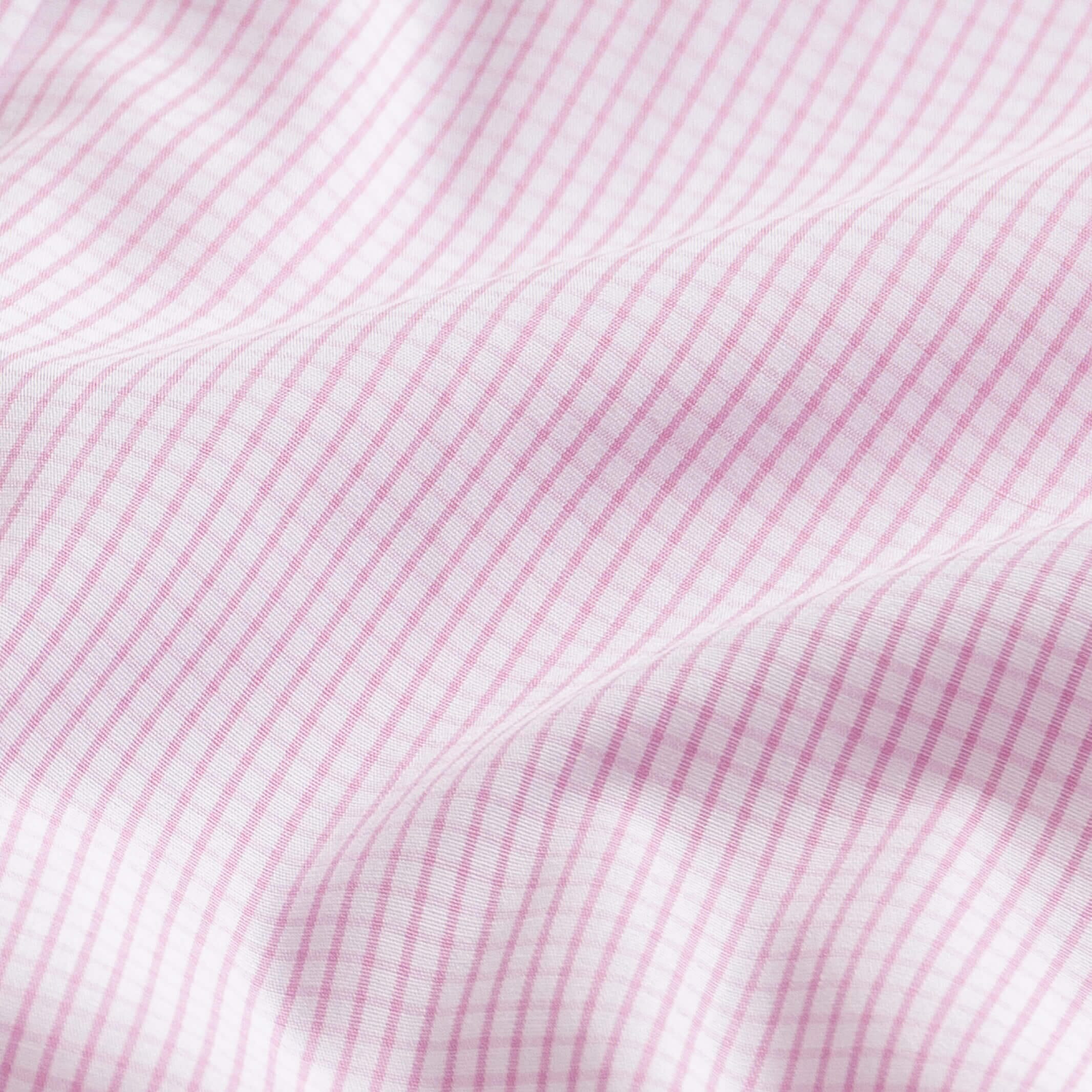 The Pink Mills Micro Check Dress Shirt Dress Shirt- Ledbury