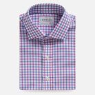 The Purple Hester Check Dress Shirt Dress Shirt- Ledbury