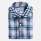 The Blue Hester Check Dress Shirt Dress Shirt- Ledbury