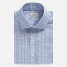 The Light Blue Wellsley Check Dress Shirt Dress Shirt- Ledbury