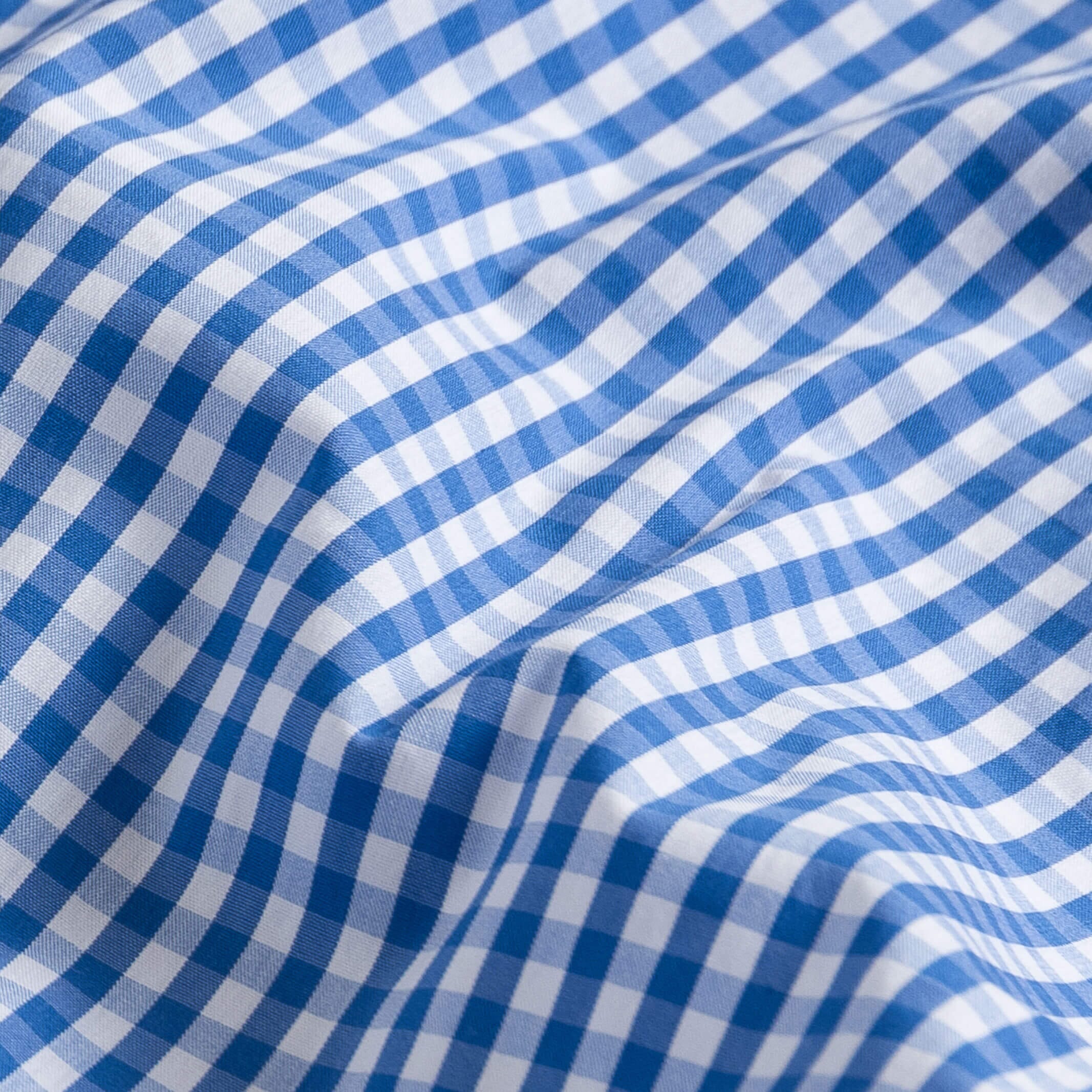 The Blue Broughton Stretch Poplin Custom Shirt Custom Dress Shirt- Ledbury