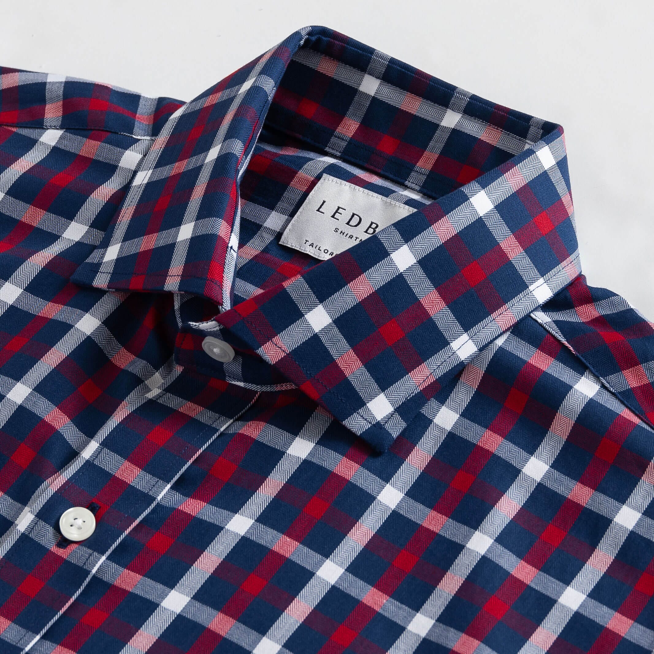 The Red Miller Check Custom Shirt Custom Casual Shirt- Ledbury